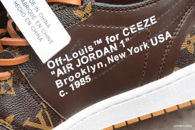 x OW AJ1 Jordan Air Off-Louis 1 AQ0818-158 0703